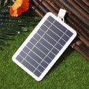 2W 5W Solar Panel With USB Waterproof Outdoor Hiking And Camping Portable Battery Mobile Phone Charging Bank Charging Panel 5V