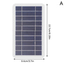 2W 5W Solar Panel With USB Waterproof Outdoor Hiking And Camping Portable Battery Mobile Phone Charging Bank Charging Panel 5V