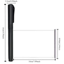 1PC Black Gel Pen with Retractable Blank Scroll ABS and Coated Paper Ballpoint Pen Pull-out Paper Ballpoint Pen Study Stationery